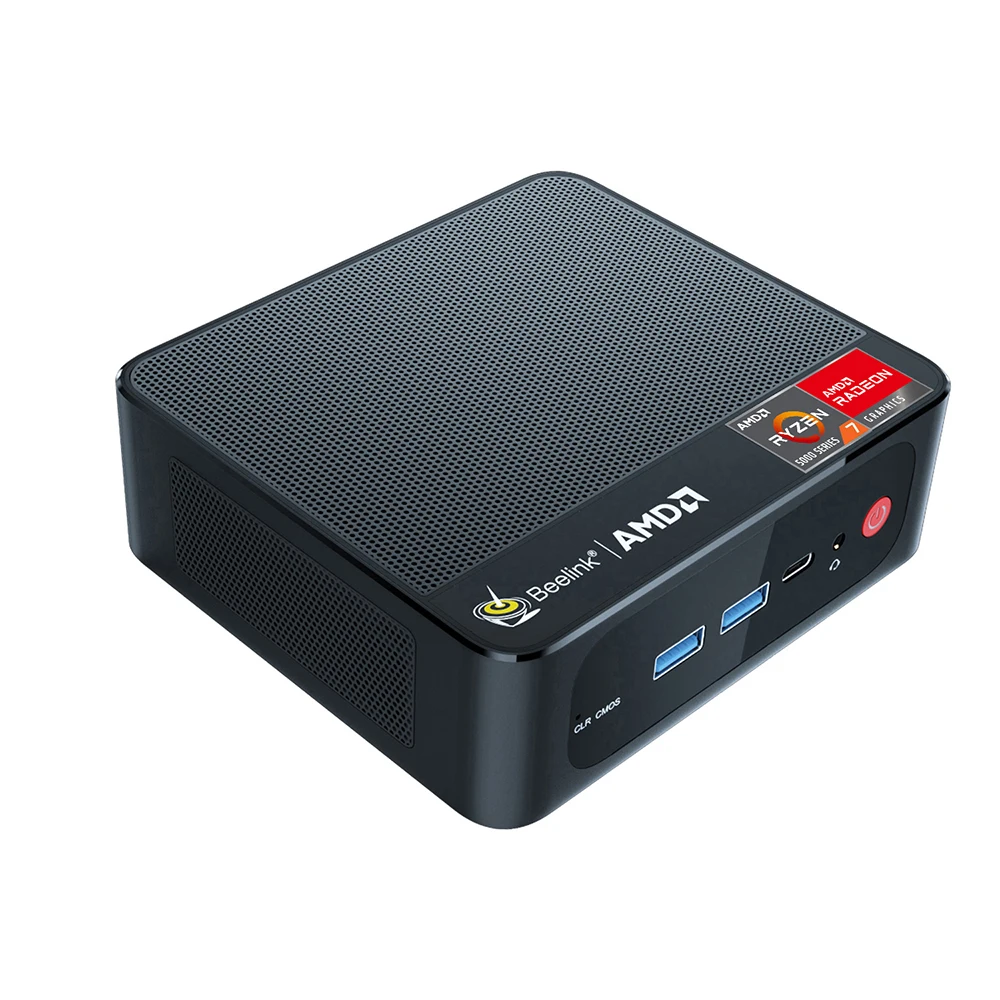 Yyhc Beelink SER5 Pro 5700U ̴ PC, ̴ ǻ, AMD Ryzen 7, 8C, 16T, 16G, 32G, DDR4 RAM, 500G, 1TB, M.2 NVME SSD, 4K HDM