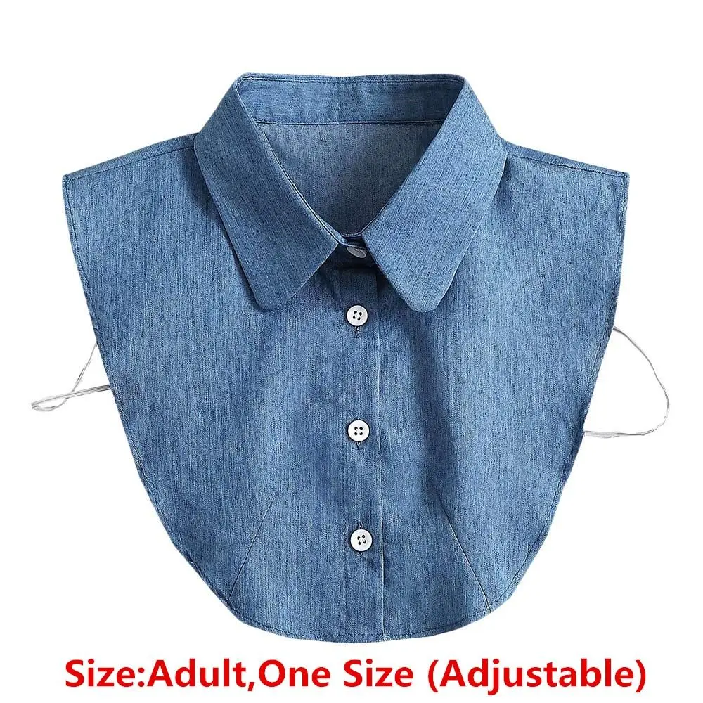 Fashion Women Shirt Fake Collar Detachable Classic Clothes Accessories Vintage Cotton Blouse False Collar
