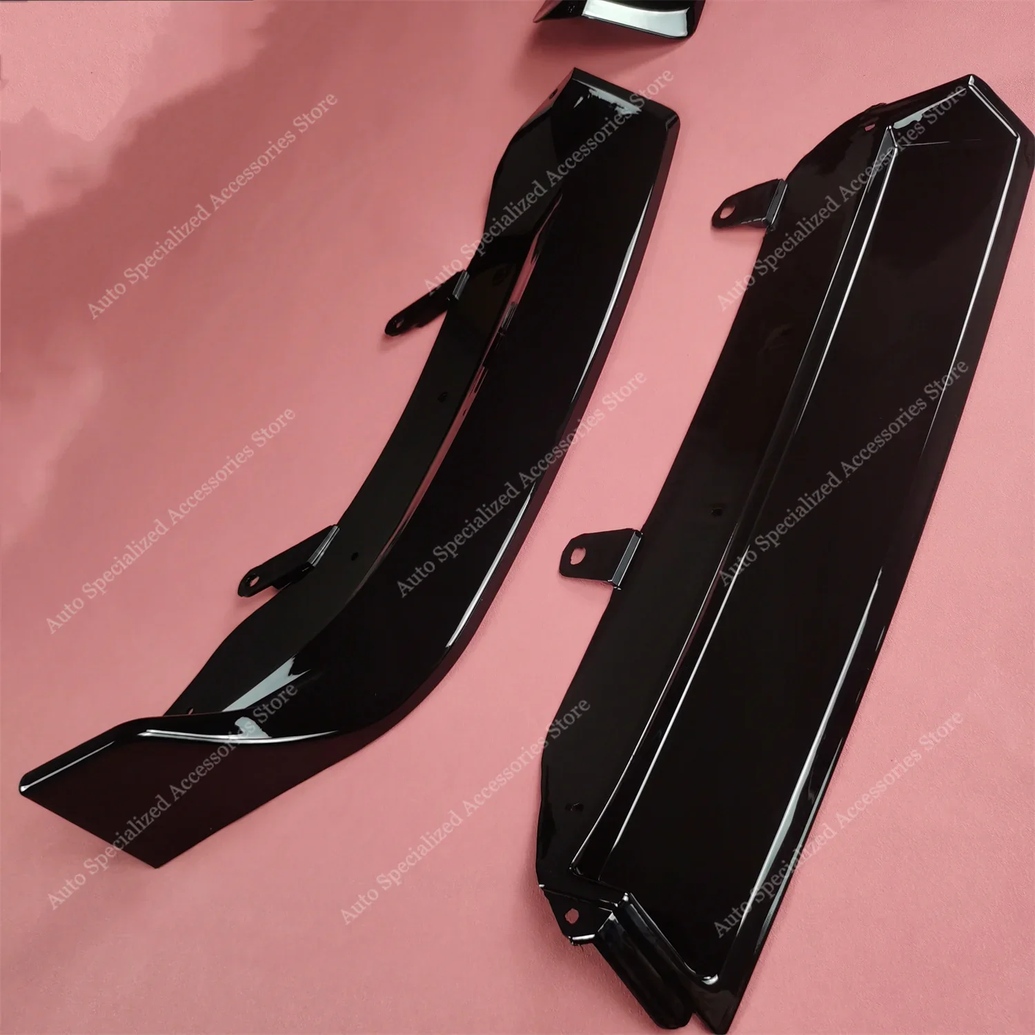 BMW G60 G61 520d 530e 550e i5 M60 M 스포츠 2023 2024 바디킷 튜닝용 MP 스타일 프론트 범퍼 립 스포일러 스플리터 디퓨저 (ABS 소재)