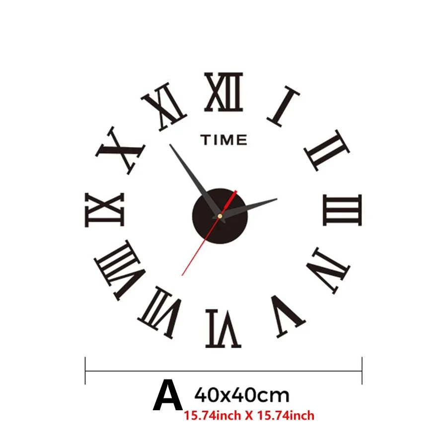 Large 3D Modern Wall Clock 2