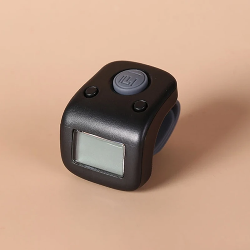 Rechargeable Digital Finger Ring LCD Electronic Hand Tally Counter 6 Channel Digit Buddha Beads Prayer Silent Counter Clicker