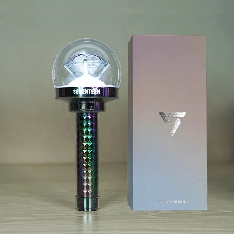 

KPOP Seventeen Lightstick Ver.3 With Bluetooth Glow Stick Hand Light Concert Ver.2 Light Stick Fans Collection Toys Gifts