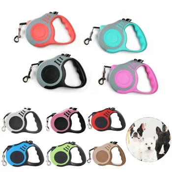 3/5M Pet Leash Pet Dog Automatic Telescopic Leash Cat Tractor Walking Dog Leash Dog Chain Pet Collars Dog Harness and Leash Set