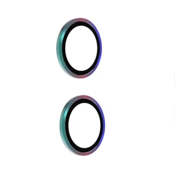 Enhanced Rear Camera Lens Protector with Metal Ring and Glass for Moto Razr 40 Ultra (Colorful)