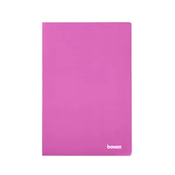 Rainbow Collection: Minimalist Portable A4/A5 Solid Color Notebook Set - 8 Vibrant Colors - A4 (Pink)