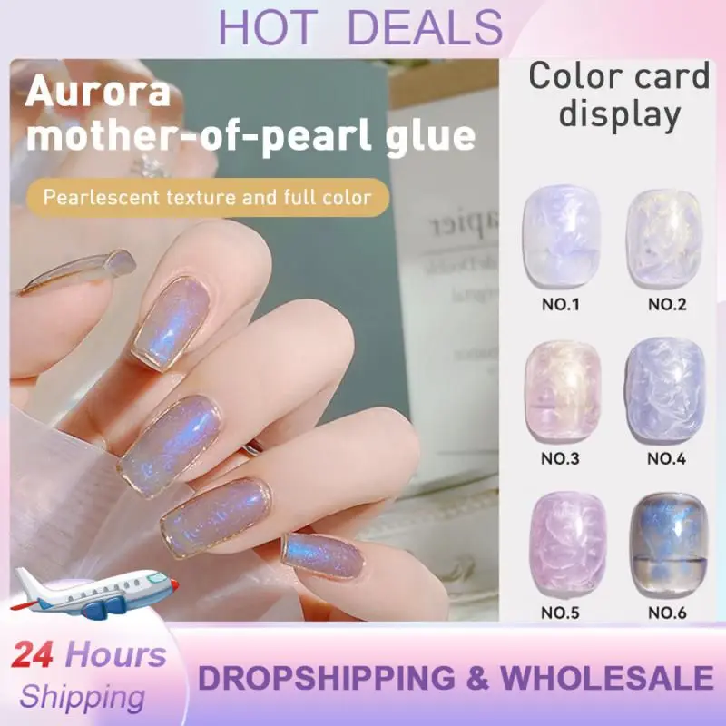 Ennis Thread Shell Nail Gel Polish Pearl Shell Nail Gel Semi permanent