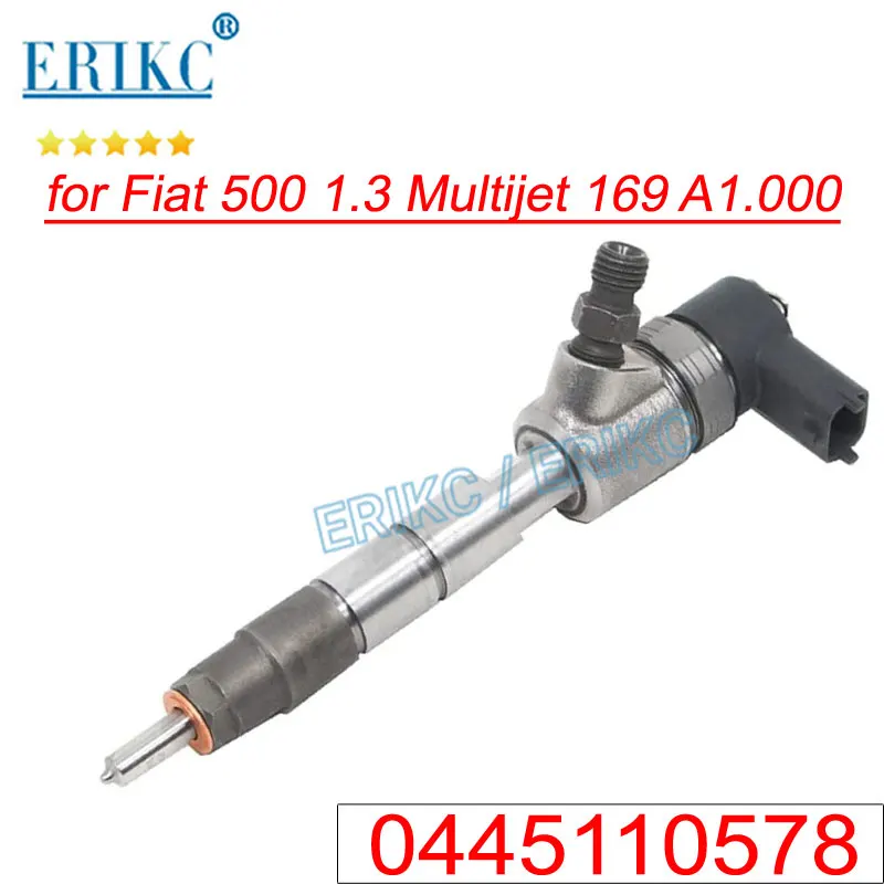 

ERIKC 0 445 110 578 Diesel Injection Sprayer 0445110578 Oil Fuel Injector Nozzle for Bosch Fiat Volvo 2,4 D5 AWD D5244T 36050288