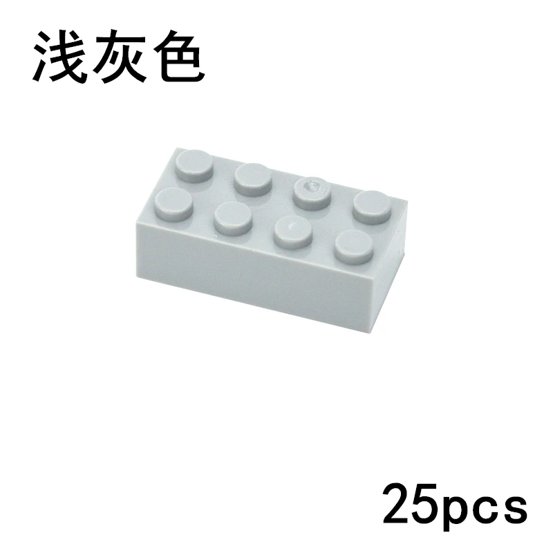 2x4 Dots Thick Figures Bricks Assemblage 25PCS Contruction Building Blocks Compatible Leduo 3001 Educational Toys For Children