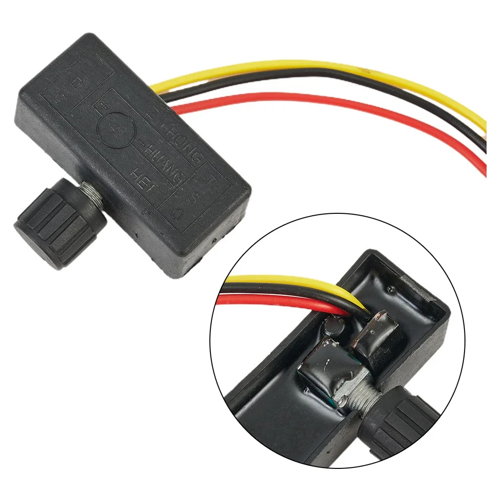 12V Electric Sprayer Switch Speed Regulator Plastic-Governor Adjustment Water Pump Speed Switch Accessories Durable Practical