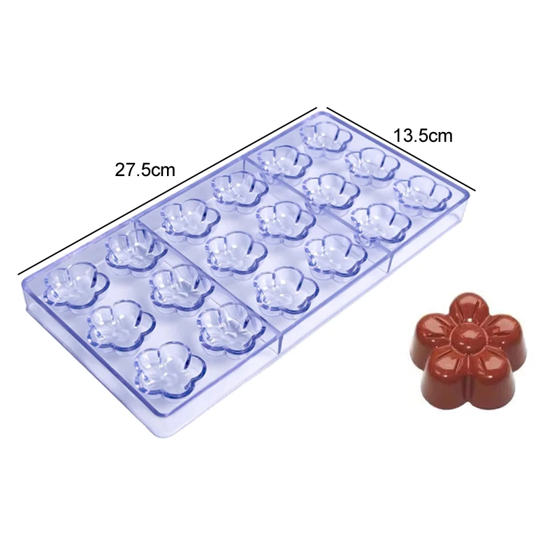 Chocolate Mold 3D Polycarbonate Transparent Plastic Kitchen Baking Tools for DIY Pastry... - SKU CMHB1738 - UGI Packaging