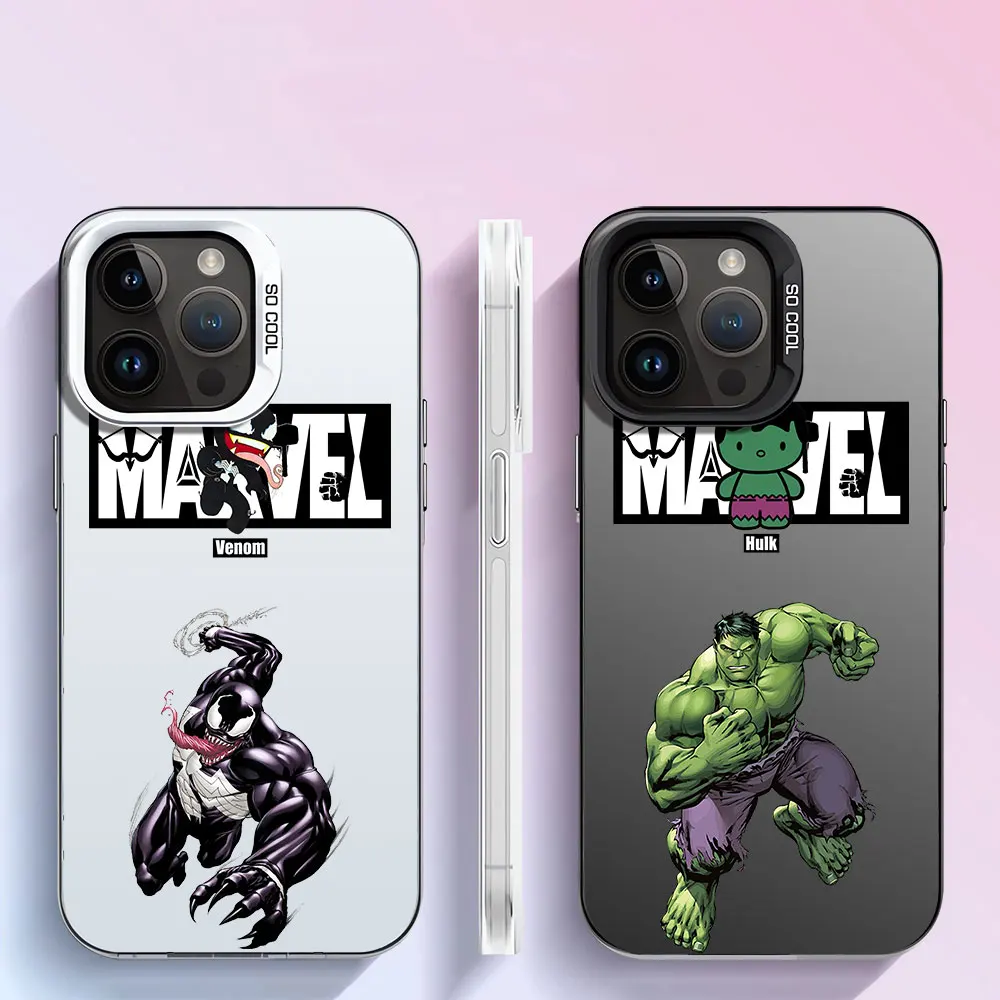 Marvel Deadpool Ironman Custodia Per Telefono Di Lusso Per Apple Iphone Xs Max X 13 11 15 Pro Max 14 Plus 12 Pro Xr 13 Pro Soft Cover