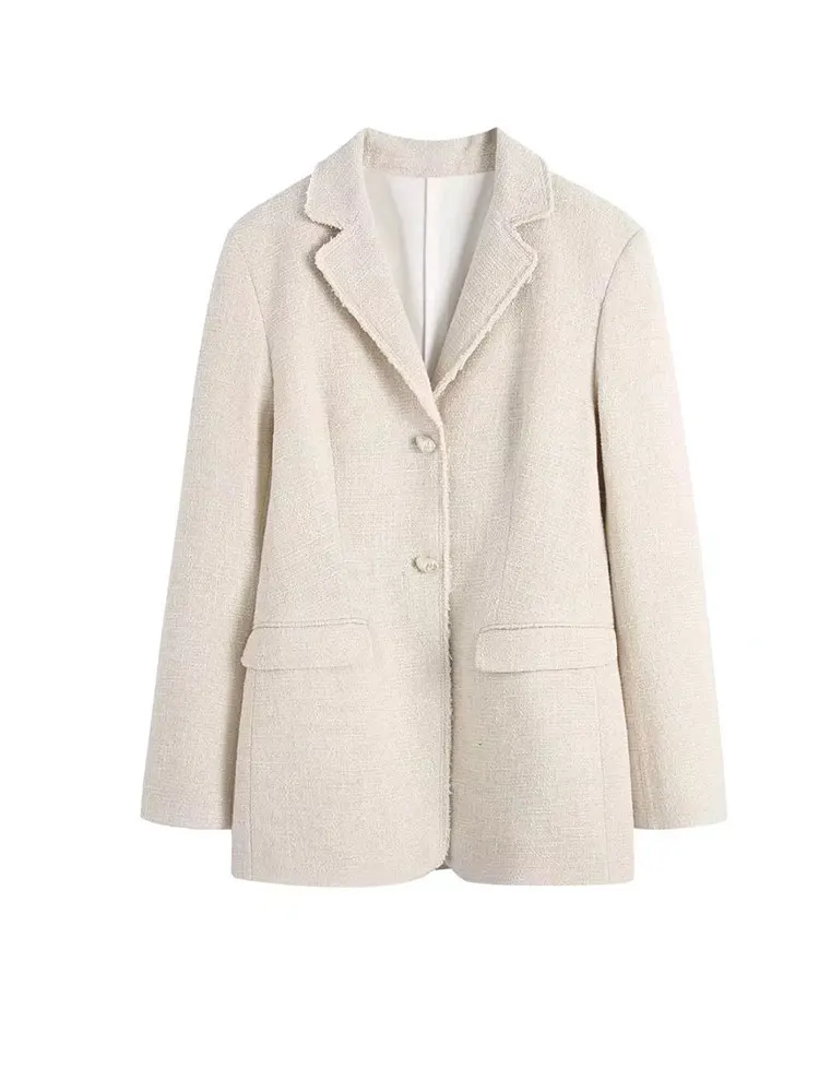 Nlzgmsj Zbza Outerwear Women Suit Jacket Spring Autumn Female Jacket 2022 Elegant Chic Single