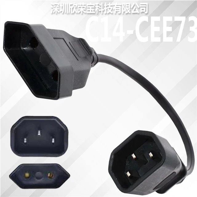 Cable De Alimentación Con Conector C7 (CEE 7/16) Para TV, Consolas O Electrodomésticos - 2 Agujeros