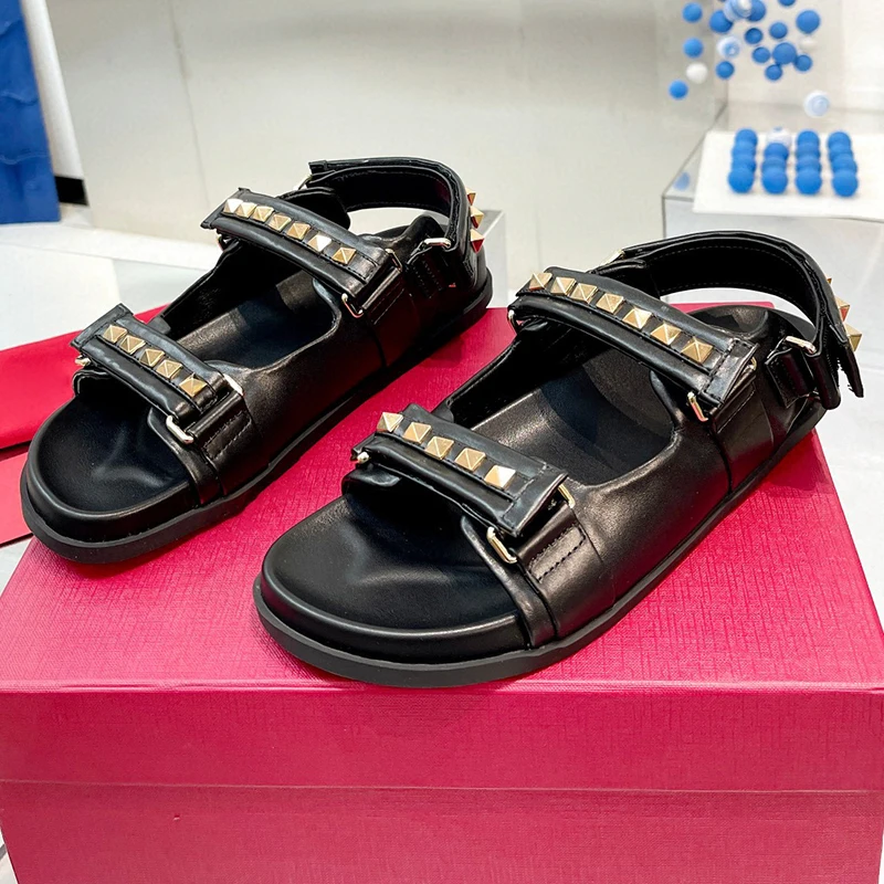 

Sandal Women Summer New Genuine Leather Upper Platform Design Round Toe Open Toe Fairy Shoes Fashion Comfortable Female Shoes