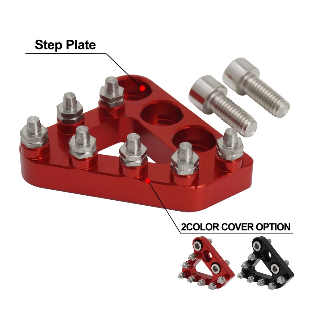 Rear Brake Pedal Step Plate Gear Shifter Lever Tips For KTM EXC SX XCF duke125 200 390 990 950 ADVENTURE 690 DUKE SMC 690 ENDURO