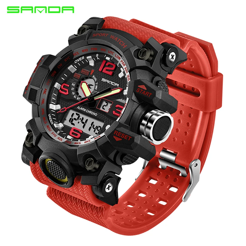 Sports Watch Man Military Watches Men Clock Digital Analog Electronic Male Wristwatch Waterproof Relogio Masculino