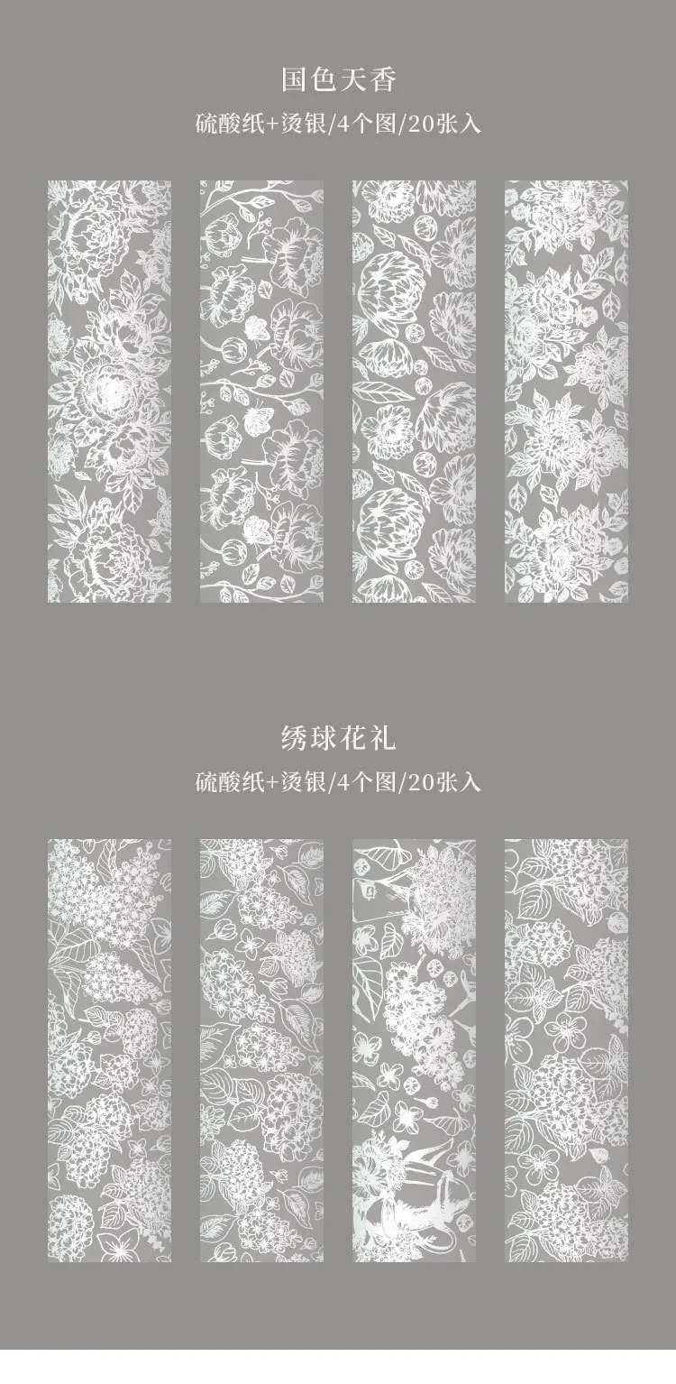 20pcs/lot Memo Pads Material Paper broken thoughts Junk Journal Scrapbooking Cards Retro Background Decoration Paper