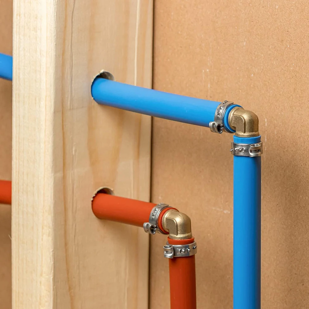 50 Stück Schlauchschellen Einzelohr Stufenlos 5,3 mm-33,1 mm 304 Edelstahl Schlauchschellen Cinch Klemmringe für Schlauchschellenwerkzeuge – Detail 6