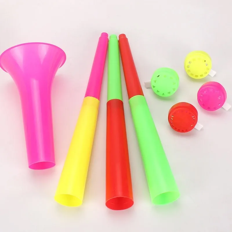 1pc Cheerleading Retractable Three Section Loudspeaker Children Atmosphere Perform Cheering Props Fan Ball Games Kids School CN