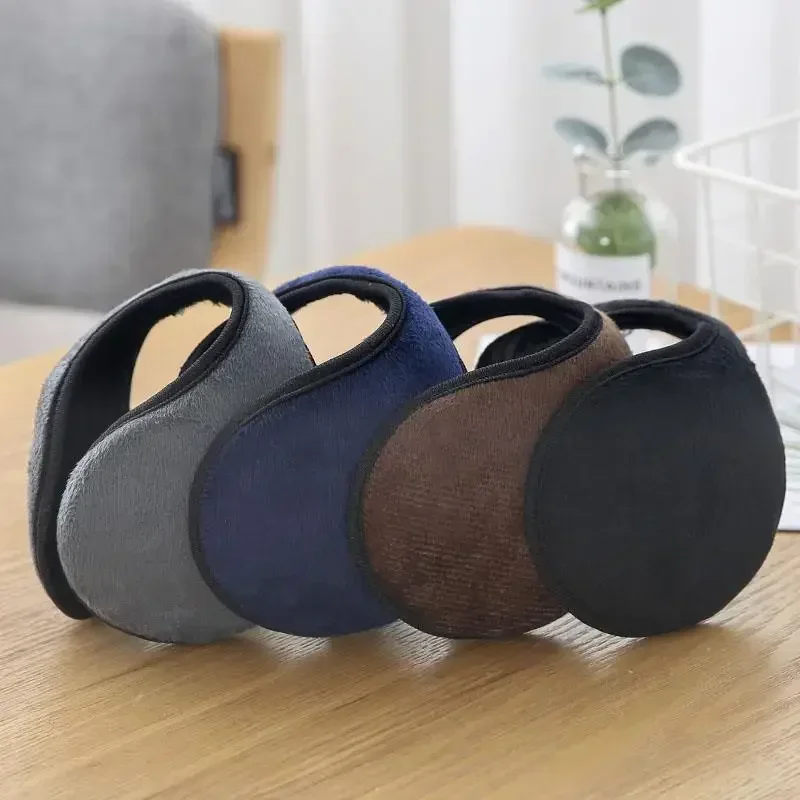 Warm earmuffs Men Women's windproof thicken plush winter fleece outdoor cycling warmer