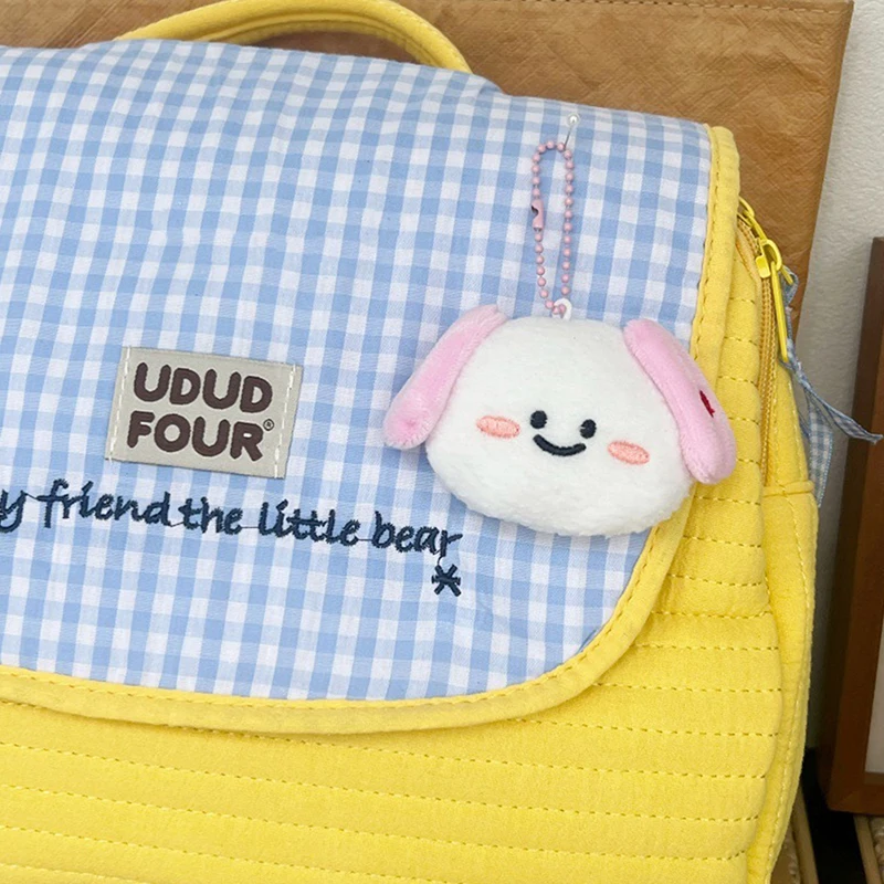 Cartoon Plush Sweating Dog Bear Doll Toys Pendant Backpack Hangings Decoration Accessries Gifts