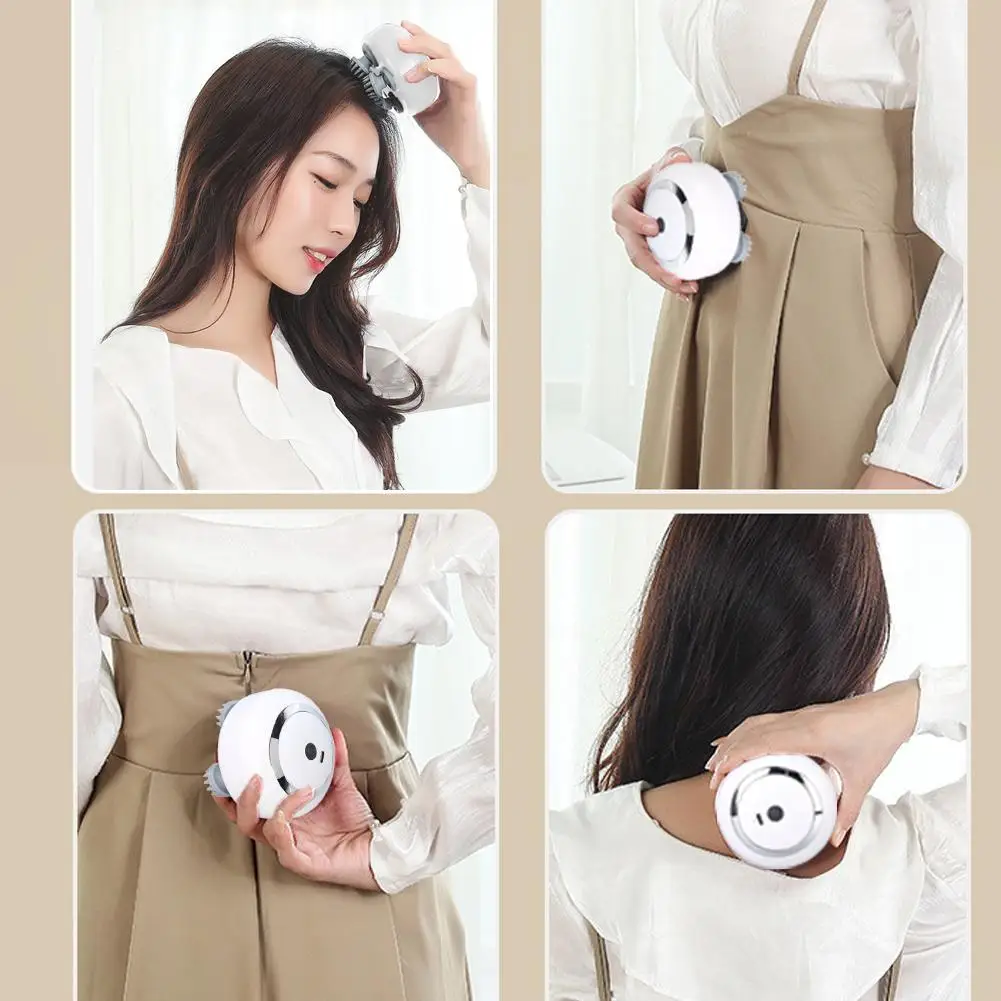 

Многофункциональный Электрический массажер для головы, перезаряжаемое устройство для массажа головы, Электрический многофункциональный массажер головы для Hea B6Q9