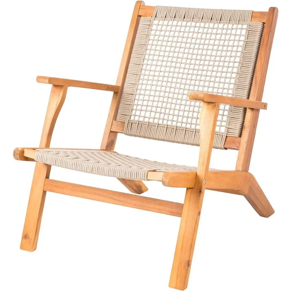 

Outdoor chairs, hand-woven seats, mid-century design, comfortable recliners, lawn gardens, backyard decks