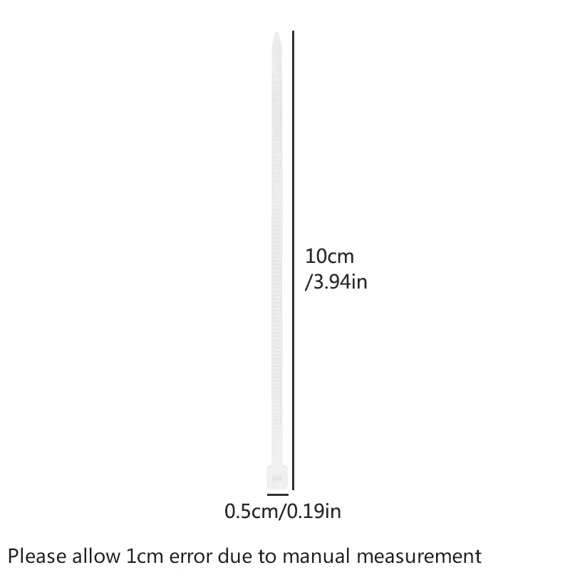 nærbillede af nylon kabelbinders låsemekanisme