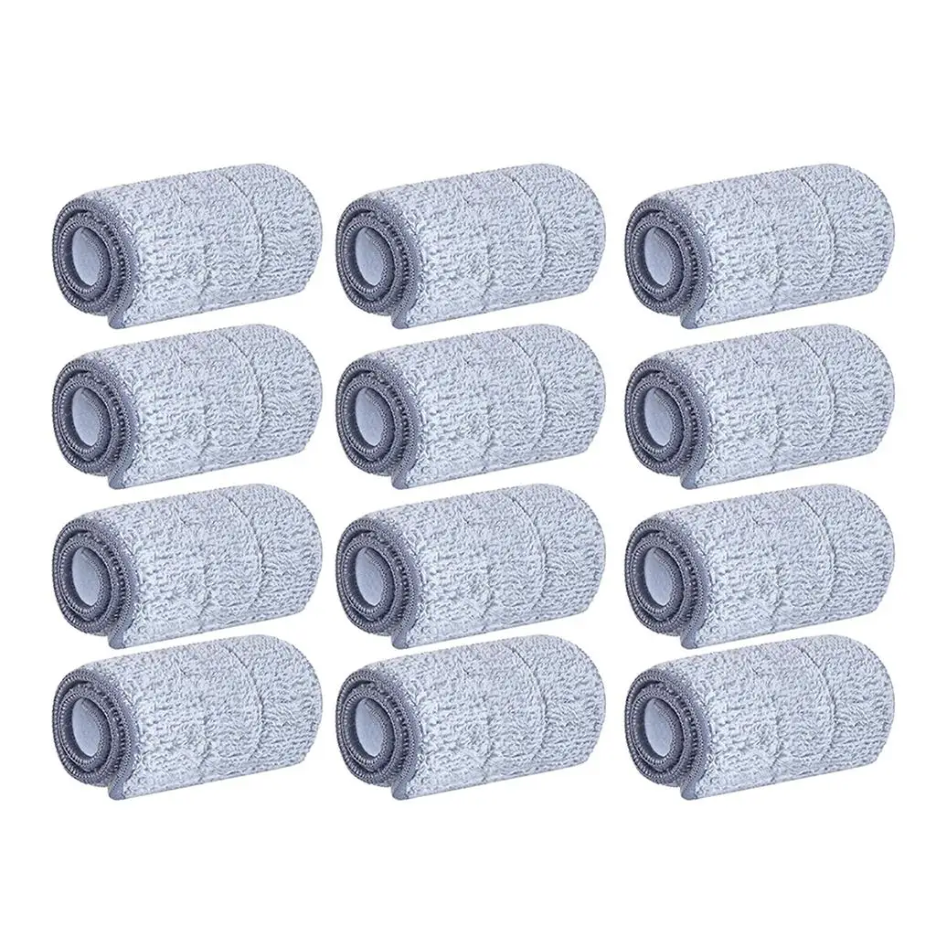 13" x 5" Microfiber Dry Flat Hardwood Floor Dust Mop Head Refill Replacement Pads Washable Industrial Commercial Supplies