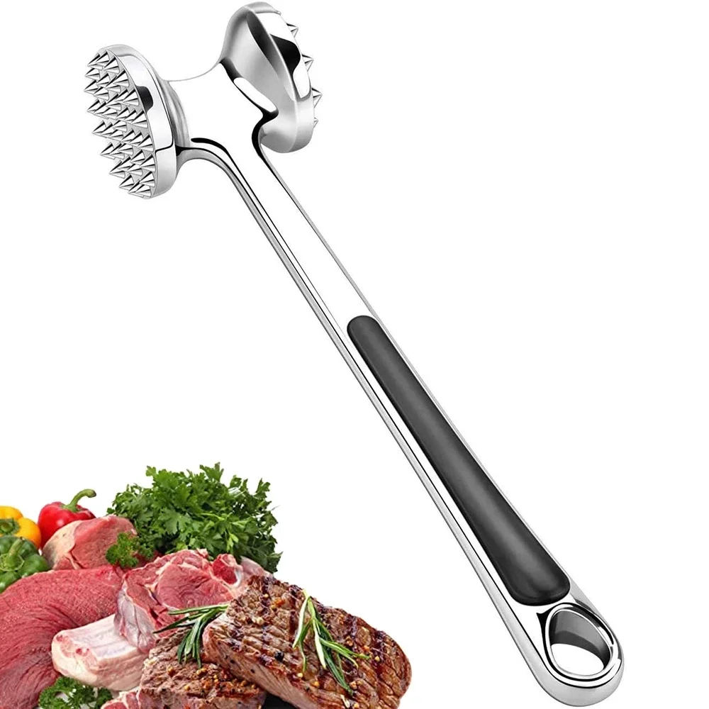 Meat Mallet Kitchen Tenderize Steak Beef Tool Stainless Steel Needle