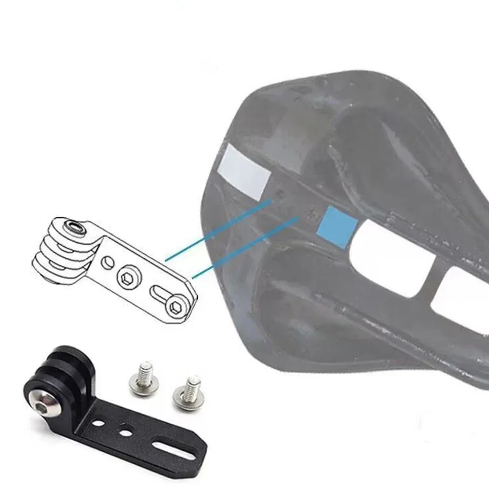 Shimano 안장 용 자전거 번호판 마운트 자전거 카메라 홀더 자전거 쿠션 시트 플레이트 홀더 미등 브래킷 지원