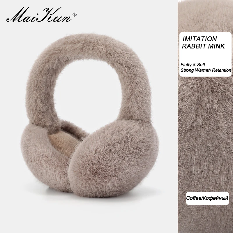 Maikun's Thermal Earmuffs All-Match Autumn&Winter Cycling Thickened Ear Bags Imitation Rabbit Marten ear muffs