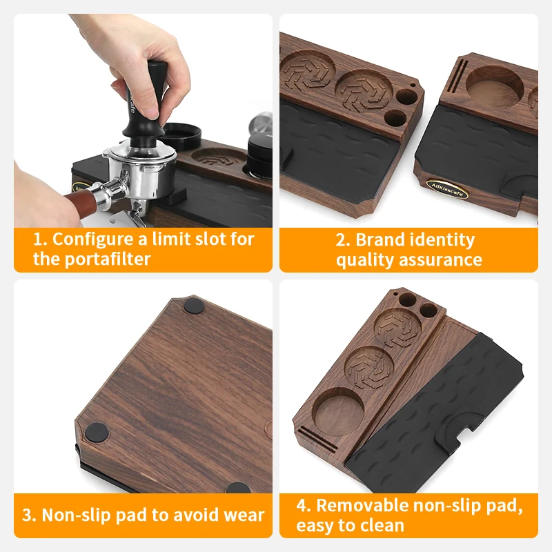 محطة تدك القهوة، حامل حصيرة الإسبريسو، وحامل Porta...