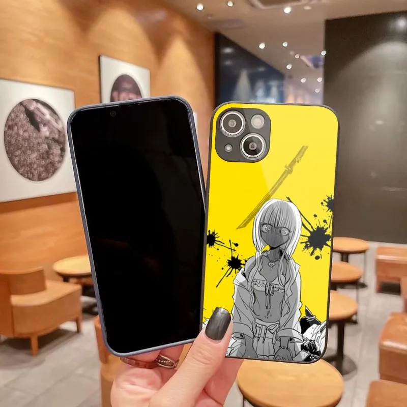 

Телефонный чехол Danganronpa для IPhone 14 13 12 11 Pro Max X XR XS 8 7 Plus, цветной чехол из жидкого стекла