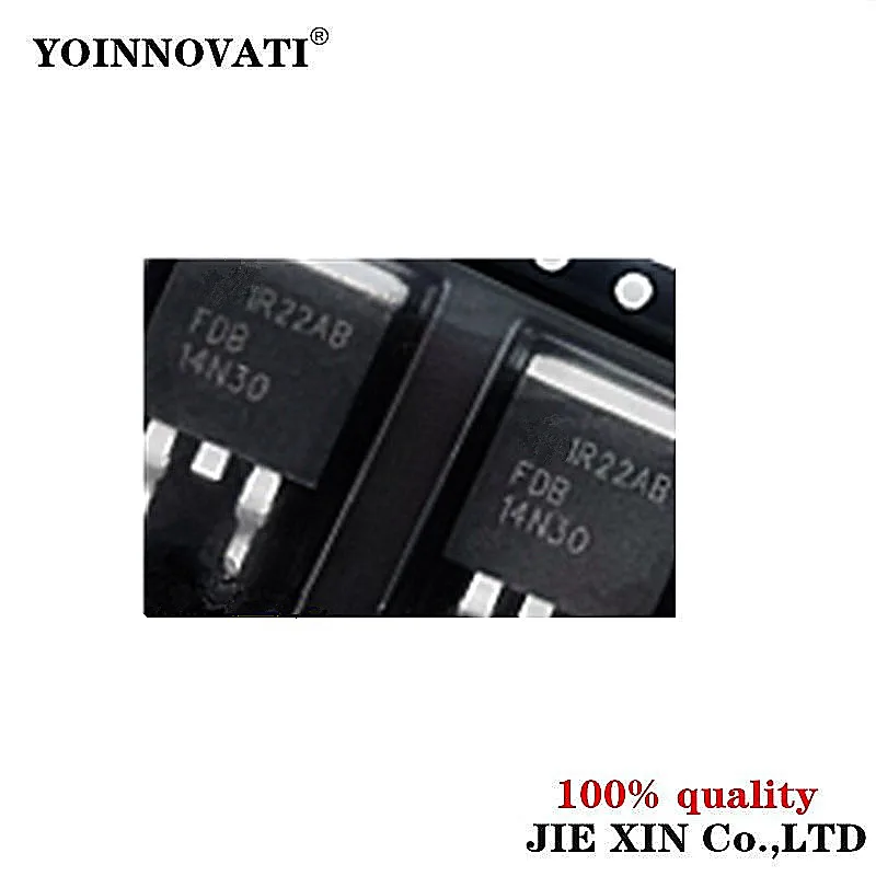 2 Stück FDB14N30TM N-MOSFET – 14 A, 140 W, D2PAK (TO263) – NEU