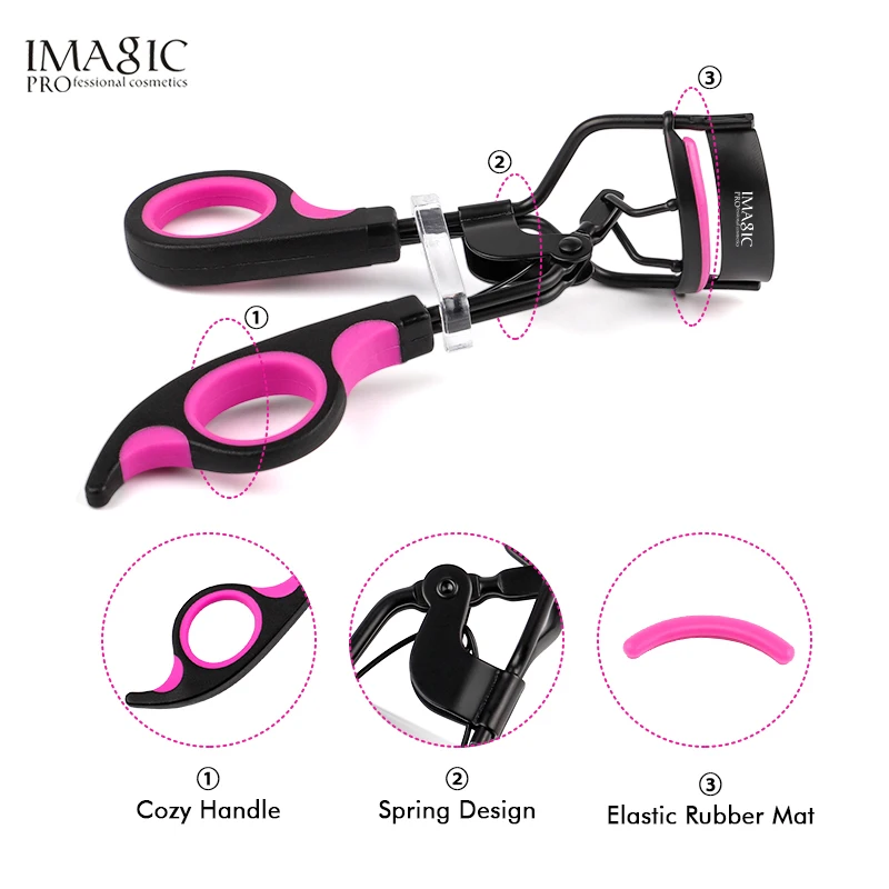 IMAGIC Ladies Makeup Eyelash Curlers False Eyelashes Natural Curling Cosmetic Beauty Makeup Tools Eyelash Curlers Eyelash Curler