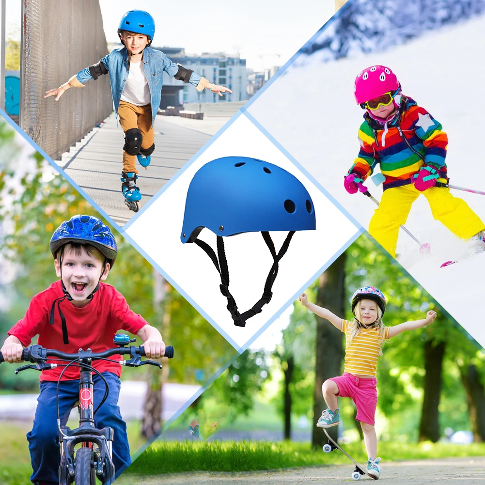 Casco protector ajustable de seguridad para niños, casco protector para  niños, para equilibrio, patinete, bicicleta, patinaje sobre ruedas YUNYI  BRAND Deportes