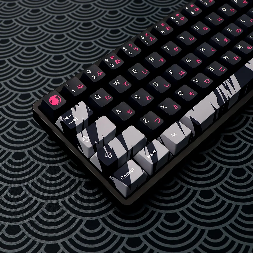 Pbt Japonês Camuflagem Keycaps Perfil Cereja Sublimação Dye Teclado Mecânico mx Switch Iso Enter Logitech G610 - Imagem 4
