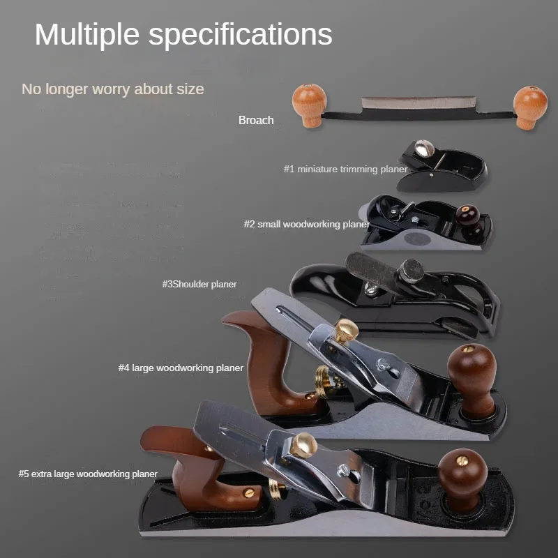 Woodworking Hand Tools Wood Trimming Tool Woodworking Planer Alloy Steel Mini Hand Planer European Flat Plane Bottom Edge Wood Trimming Plane DIY Carpenter Tools