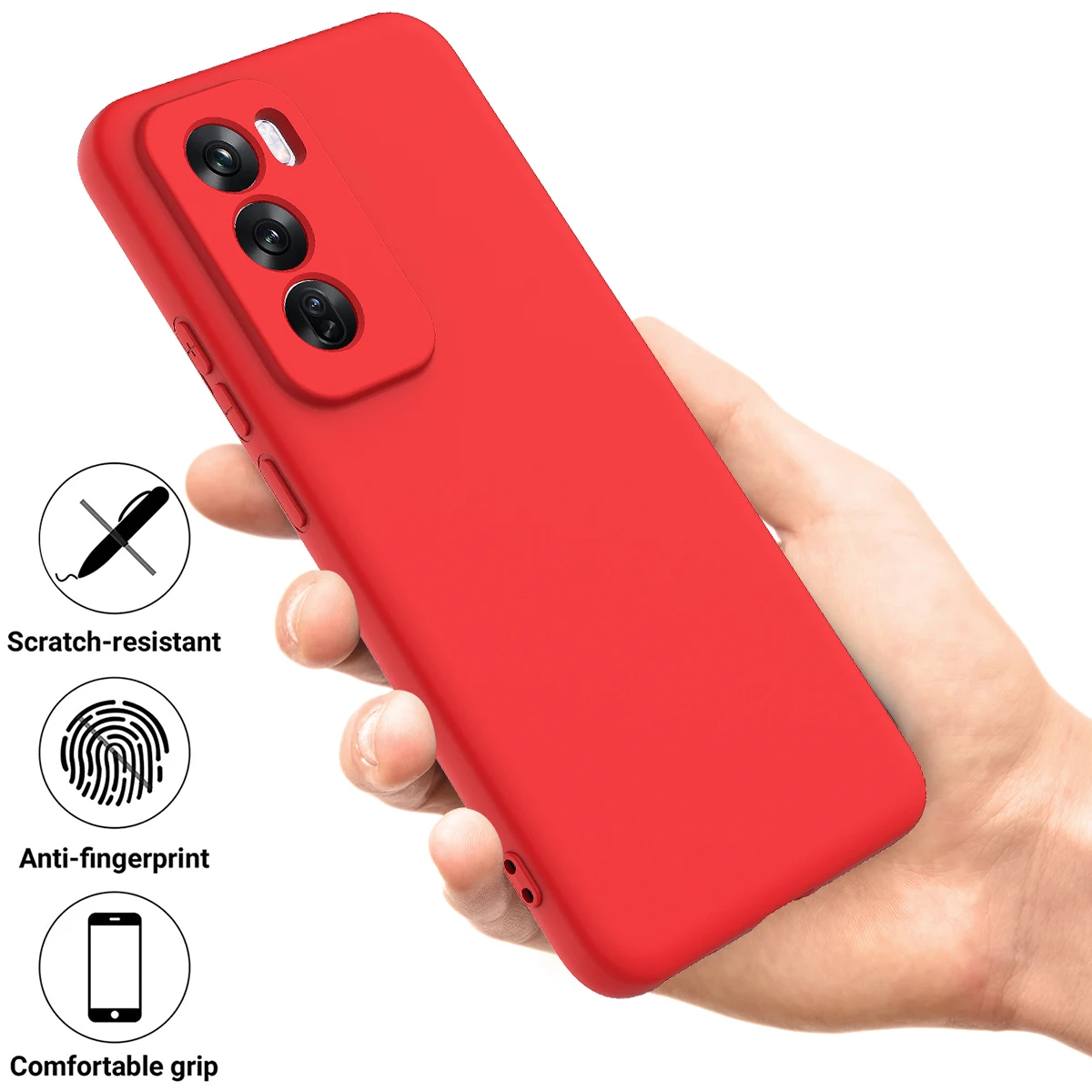 Liquid Silicone Protective Phone Case with Strap – Durable, Soft-Touch Cover for Enhanced Grip and Protection