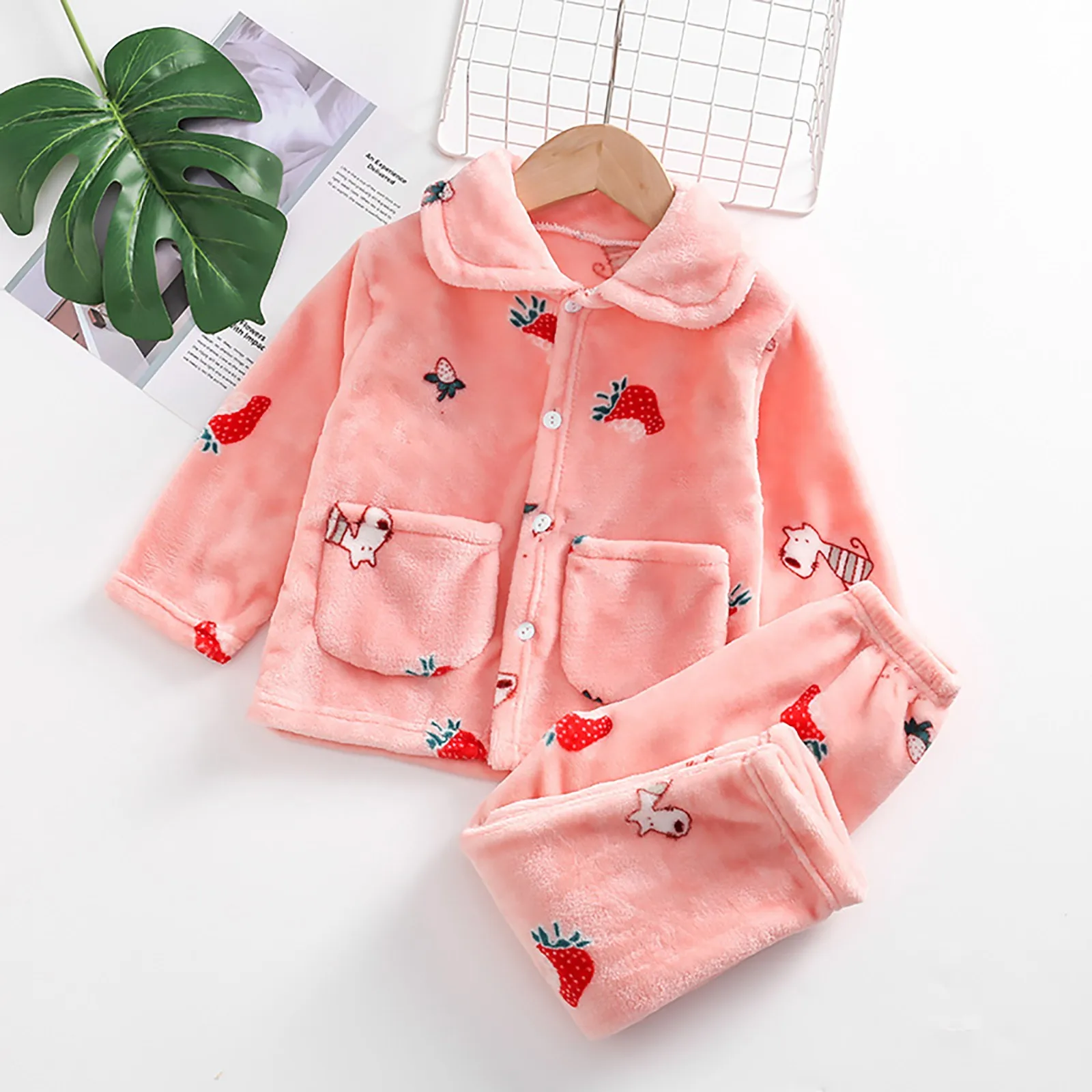 Toddler Kids Baby Boys Girls Cartoon Bathrobes Hooded Warm Loose Fit Pajamas for Girls Footy Pajamas for Cotton Size 4