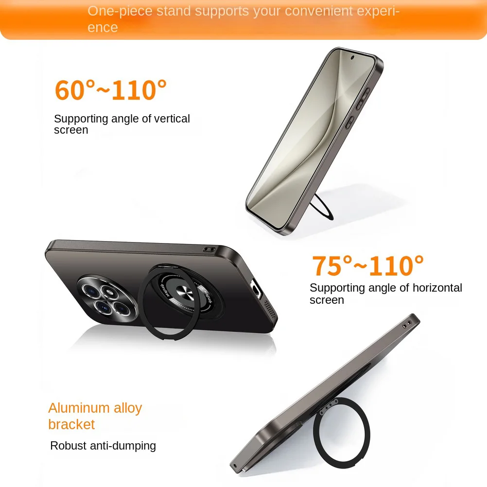 Invisible Metal Rotating Magnetic Mount Lens Ring Case with Full Lens Coverage and Protection