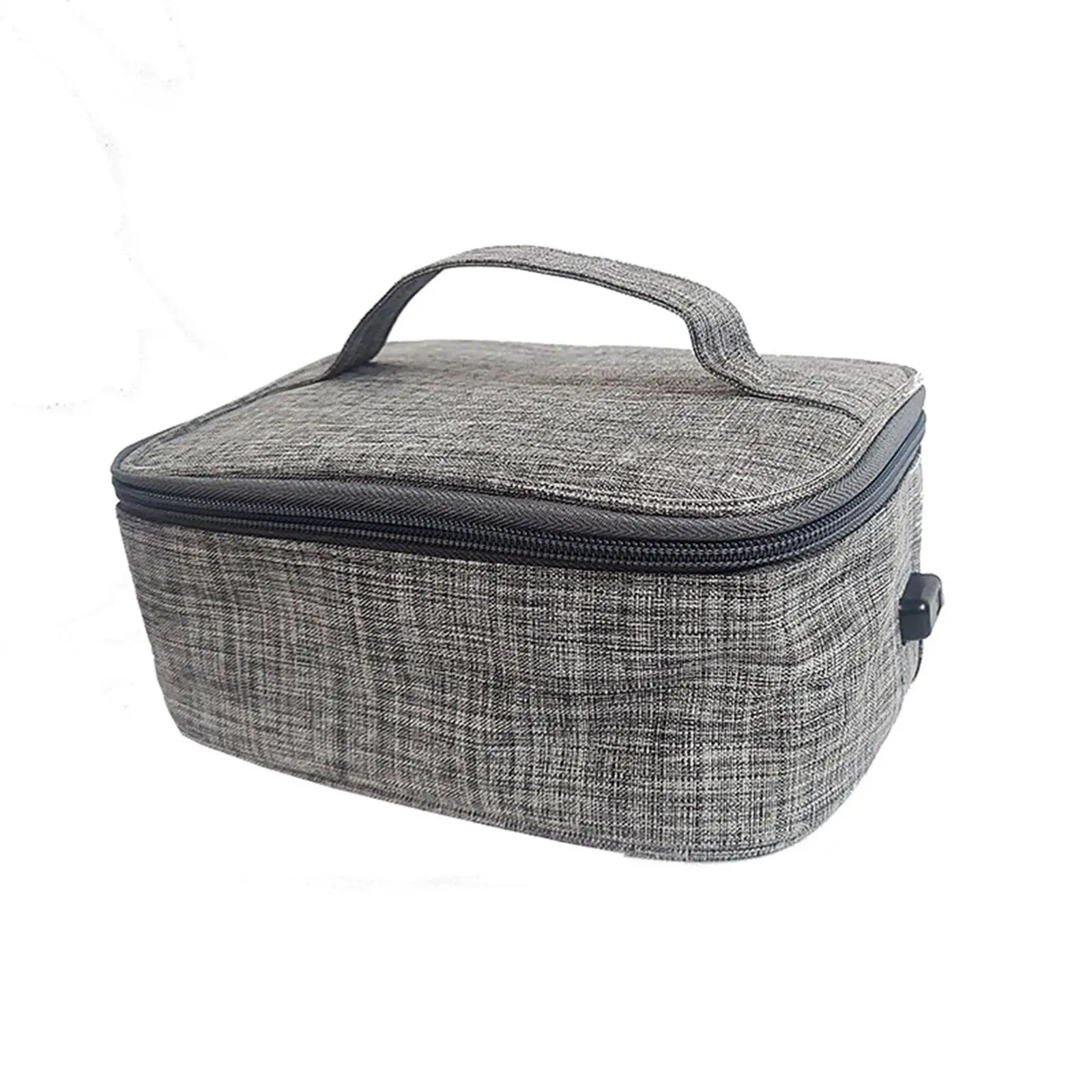 USB Heated Lunch Boxes Bag Container Oxford Cloth with Zipper Food Warmer Waterproof Material Portable Oven Reusable Convenient