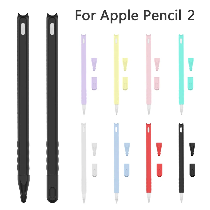 CaseForApplePencil2ndGenerationSoftSiliconeCoverProtector
