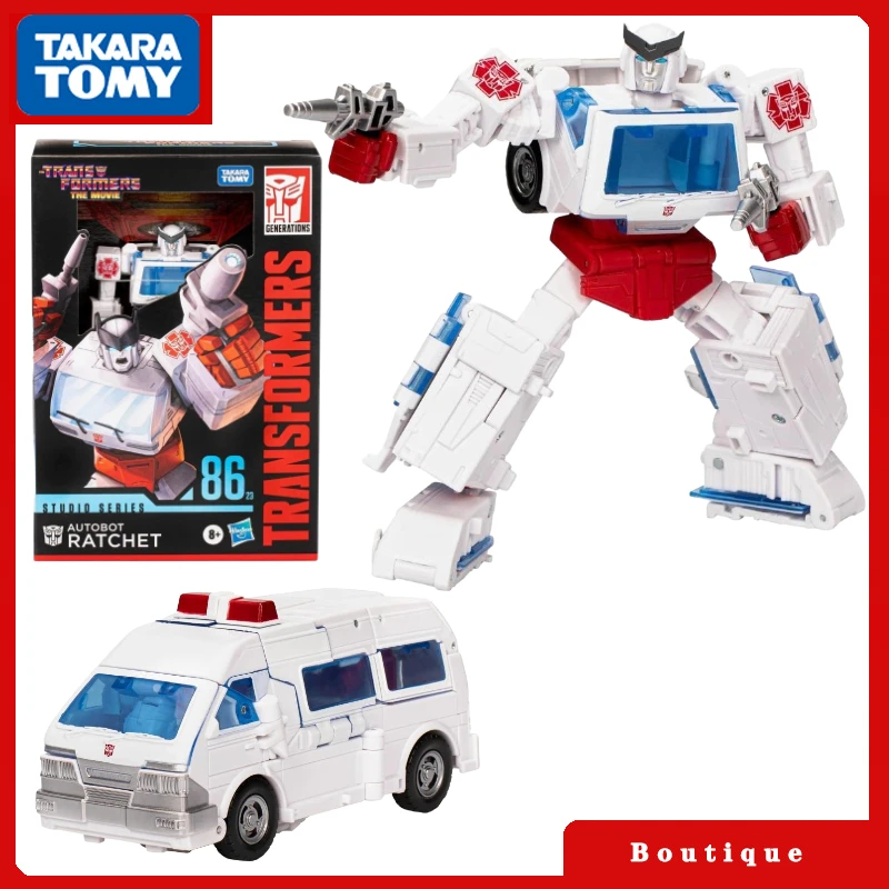 

In Stock Transformers Toys Studio Series SS86-23 Ratchet Action Figures Aniime Car Kids Gifts Classic Hobbies Collectible