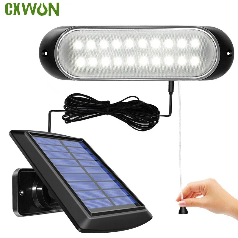 Solar Energy Lamps to the Garden, Indoor Split, Pull-Wire, 5m Cable Light, Sunlight, Waterproof, Garden Wall Ligh edison 5w 9w r7s ceramic led bulb 80 120leds dimable floodlight length 118mm 78mm ac110 220v power supply energy saving lamps