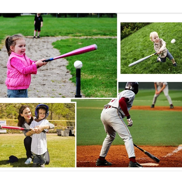 Bate de béisbol de aluminio de alta calidad | 2 1/4-12 | Bate de Tball de  24 pulgadas, 25 pulgadas, 26 pulgadas, defensa personal, entrenamiento con