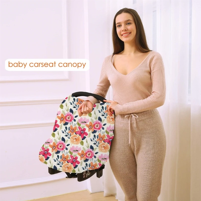 Mother Outing Breastfeeding Towel Cotton Baby Feeding Cover Anti-privacy Infant Nursing Towel Carseat Swaddles Blanket