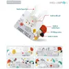 Soft Baby Books 3D Touch Feel High Contrast Cloth Book Montessori Sensory Early Learning Stroller Toys for Infant Toddler Gifts 5