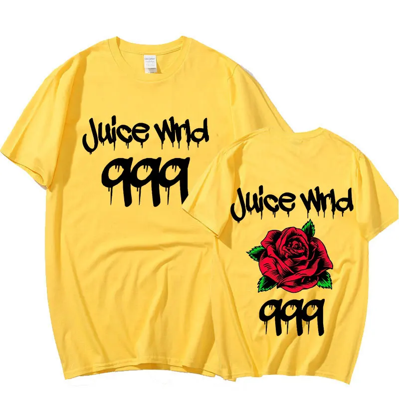 90s Rapper Juice WRLD Men's Oversized T-shirt Streetwear 3